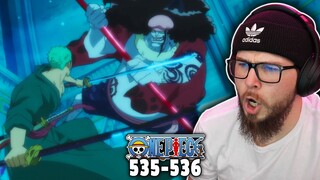 ZORO vs HORDY JONES... UNDERWATER! | One Piece Ep 535-536 REACTION