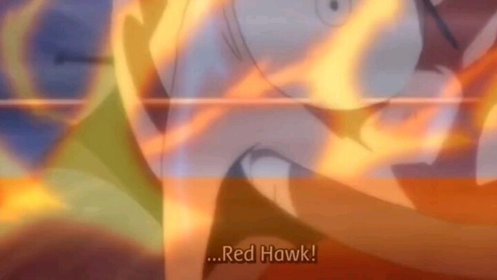 Red Hawk Luffy _ One Piece