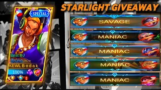 HAPPY 10K SUBSCRIBERS SPECIAL | SAVAGE MANIAC MONTAGE | STARLIGHT GIVEAWAY - MASTER BODAK MLBB