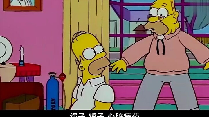 Homer menjadi ahli kebugaran, jadi dia memutuskan untuk mendaki puncak pembunuh # lucu # The Simpson