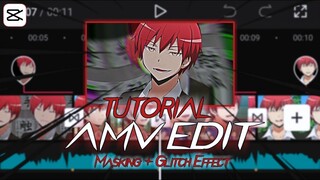 How to  Make Amv Tutorial Masking + Glitch Effect | CapCut