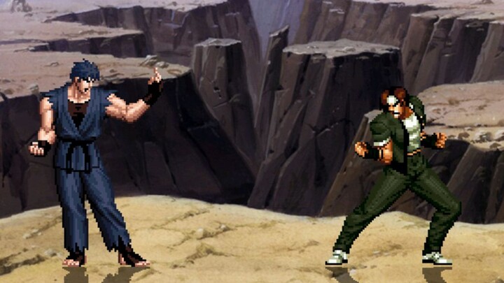 Snake Uncle Sakazaki Ryo VS Amnesia Grass