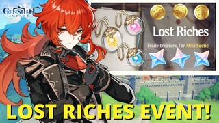 GENSHIN IMPACTS FIRST PET!!! NEW LOST RICHES EVENT DETAILS & MORE!! (Genshin Impact)