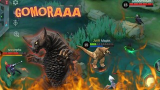 Lesley dan Argus bersatu melawan monster Gomora terkuat