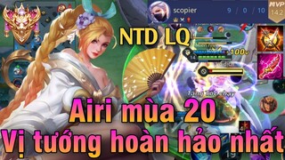 Airi mùa 20 liên quân | Cách chơi, combo, lên đồ, phù hiệu, bảng ngọc cho tướng airi mùa 20 đi top