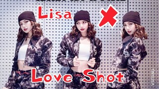 推特万转！Lisa Solo舞蹈搭配Love Shot！毫无违和感！