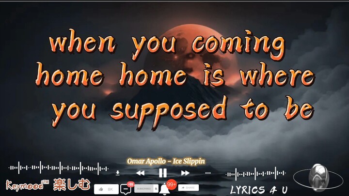 Omar Apollo - Ice Slippin ( Lyrics)