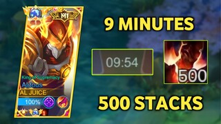 9 MINUTES 500 STACK MALALA TALAGA MGA PARRRRR