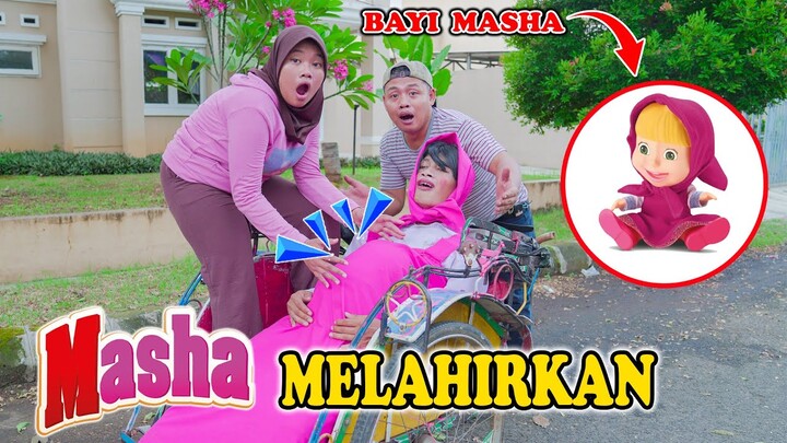 DRAMA || MEMBANTU MASHA MELAHIRKAN DI BECAK