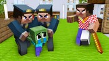 Monster School : Good Baby Zombie and RICH Dictatorial Herobrine - Sad Story - Minecraft Animation