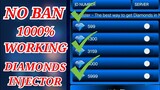 DIAMONDS INJECTOR NO BAN 100% WORKING ||UNLI BP AND DIAMONDS√√ MOBILE LEGENDS