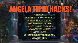 ANGELA TIPID TRICKS 600PHP ONLY GET RED SKIN 6AA SCROLL 9ELEM GLYPH ETC.