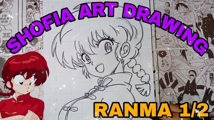 drawing anime RANMA 1/2
