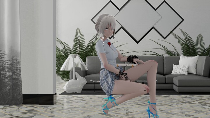 Galif đang kìm hãm thủ lĩnh🥵 (Trận chiến với Double Pamish MMD) Giải pháp vải 4K