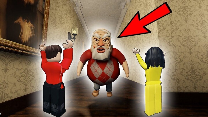 Yuta, Mio Dan BAbby Celine Dikejar Kakek Yang Sedang Marah  ROBLOX