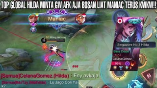 LAWAN SUPREME 3 HILDA PAKE FANNY, SAMPAI GW DI SURUH AFK AJA SAMA DIA KARENA 2x MANIAC KWKW!!