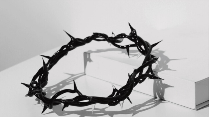 A handmade glass-fired crown that no one watches