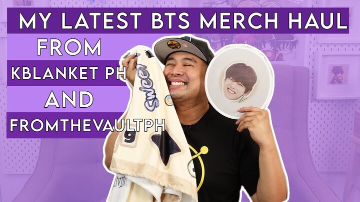 MY LATEST BTS MERCH HAUL FROM KBLANKET PH AND FROM THE VAULT PH!!!