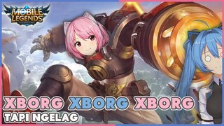 MEMANCING KERIBUTAN PARA KAMBING SQUAD AUTO EMOSI, BAKAR PAKE XBORG [MLBB Indonesia/Youtuber Anime]