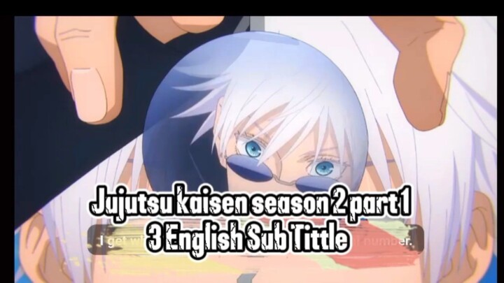Jujutsu Kaisen Season2 Part 13 English Sub Tittle