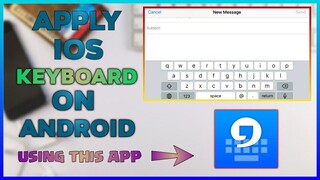 How to get IOS Keyboard on Android 2021 ✅ | Works Perfectly Landscape + With Sounds + All Device