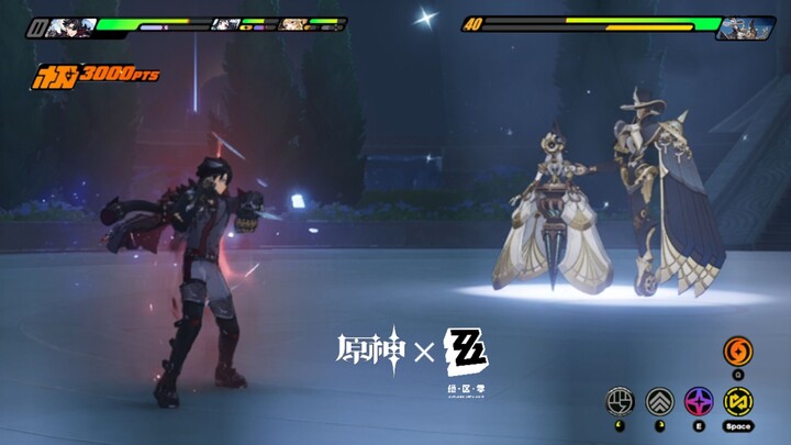 [Genshin Impact × Project Zero Two] 2.0 Ice DPS Lyosha’s showdown in the Twin World Boss raid (highl