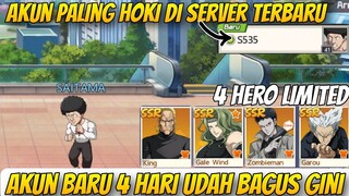 REVIEW AKUN TERHOKI SERVER BARU🔥, F2P PUNYA 4 LIMITED, GOKIL - One Punch Man The Strongest