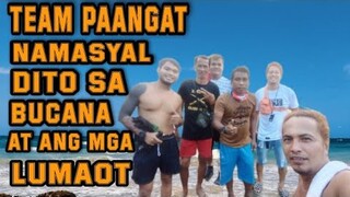 ANG PAGBISITA NG TEAM PAANGAT DITO SA BUCANA  | ANG MGA SUMUBOK NA LUMAOT KAHIT MALAKAS ANG  ALON