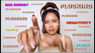 ASMR | ดึงพลังลบ ผ่อนคลาย ♡ PLUCKING & BURSHING AWAY NEGATIVE ENERGY + ANXIETY