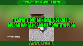 TEMPAT TIDUR YANG SANGAT MINIMALIS ❓❓❗❗