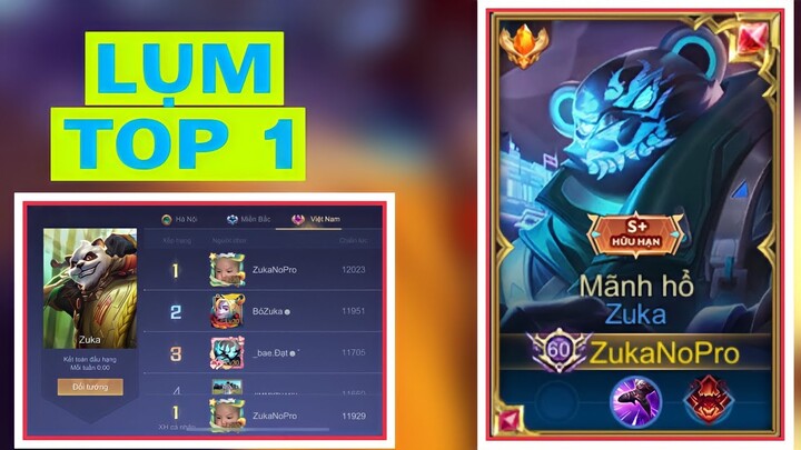 ZukaNoPro Mò Vào Game Lúc Nửa Đêm Lấy Lại Vị Trí Top 1 Zuka Và Cái Kết OiDoiOi