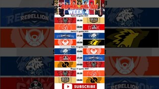 JADWAL MPL WEEK 4 SEASON 12 INDO #mobilelegends #mlbb #mpl #rrq #onicesports #alterego #evos