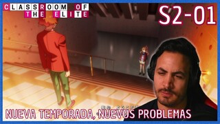 LA NUEVA PRUEBA PARA AYANOKOJI Y LOS DEMAS 😱- Classroom of the Elite S2 CAP 01 / REACCION FUANZA