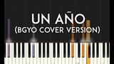 Un Año |BGYO Cover version]  synthesia piano tutorial with free sheet music