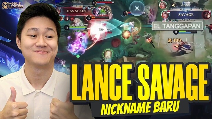 NICKNAME BARU EL TANGGAPAN LANGSUNG DEBUT DAPET SAVAGE LANCELOT - Mobile Legends