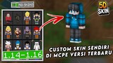 🔥Cara Mudah Custom Skin Mcpe 4D / 5D di Versi Terbaru MCPE - GAMPANG BANGET!!