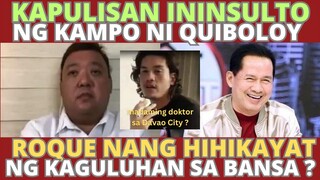 Kapulisan ininsulto ng kampon ni Quiboloy. Harry Roque nang hihikayat ng kaguluhan sa bansa ?