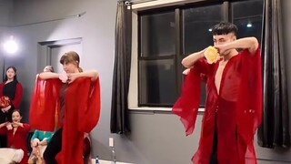 【Bai Xiaobai】New York training "Double-faced Yan Xun" Chinese style jazz choreography class