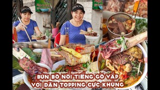 Mê mệt với tô BÚN BÒ topping cực đỉnh nổi tiếng ở Gò Vấp | Địa điểm ăn uống