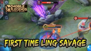 SAVAGE 🔥🔥🔥, HYPER LING VS HYPER LANCELOT | GAMEPLAY #2 | MOBILE LEGENDS BANG BANG