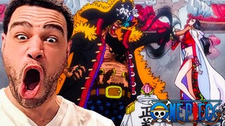 BLACKBEARD VS BOA + SERAPHIM 🤯 | One Piece Episode 1087 Reaction/review