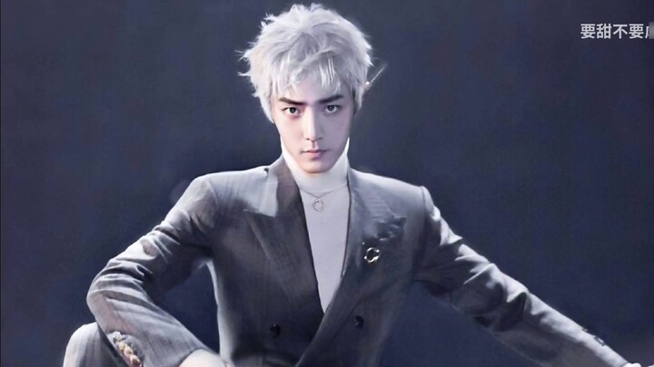 Overseas comments on Xiao Zhan's "Harper's Bazaar": Brother Zhan's silver hair style is so cool!