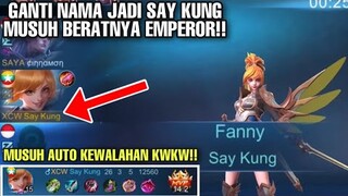 GANTI NAMA JADI SAY KUNG PAKE BENDERA MYANMAR PAKE FANNY! AUTO GESEK DI BASE MUSUH 1 VS 5 WHEHE!