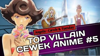 Top Villain Cewek Anime #5 :  Angela Carpenter | Review Anime Carole & Tuesday