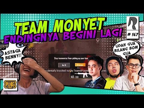 TEAM MONYET ENDINGNYA BEGINI LAGI!? - PUBG MOBILE INDONESIA