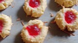 THUMBPRINT  Cookies KUE KERING SIMPLE DENGAN BAHAN MINIMALIS CUKUP 1 TELUR, 1BKS MARGARIN DLL