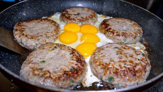 5개 테이블로 월매출 4천?! 일본 장인에게 전수 받은 육즙 폭탄 수제 함박스테이크 fried egg Hamburger steak - Korean street food