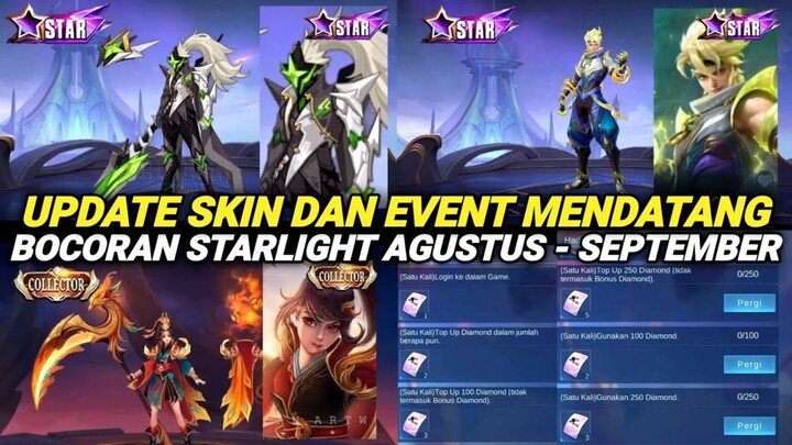 TERBARU !! BOCORAN SKIN STARLIGHT SEPTEMBER, OKTOBER, NOVEMBER | BOCORAN EVENT GRATISAN TERBARU MLBB