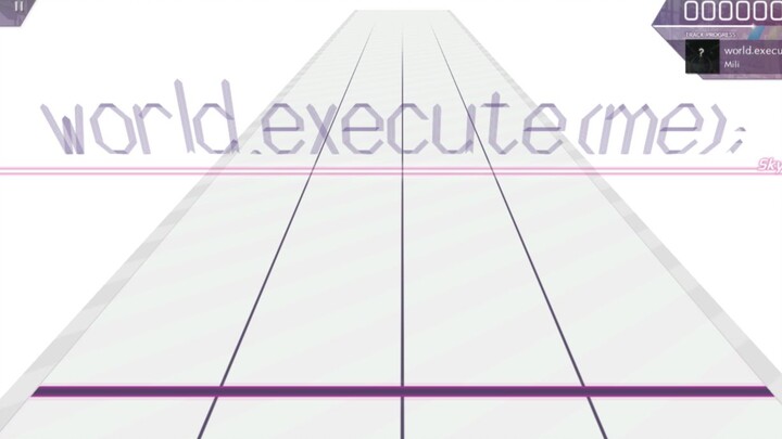 【อาร์เคีย自制】 world.execute(me); โน้ตสำหรับชม (PV ปลอม)