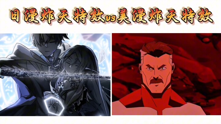 “Hiệu ứng cháy nổ đỉnh cao trong anime Nhật vs hiệu ứng cháy nổ đỉnh cao trong truyện tranh Mỹ”